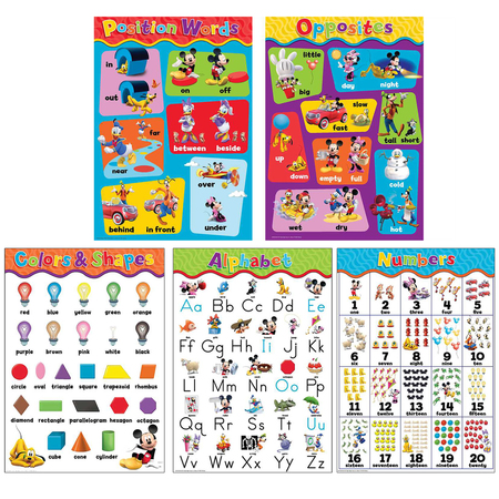 EUREKA Mickey Mouse Clubhouse® Beginning Concepts Bulletin Board Set 847533